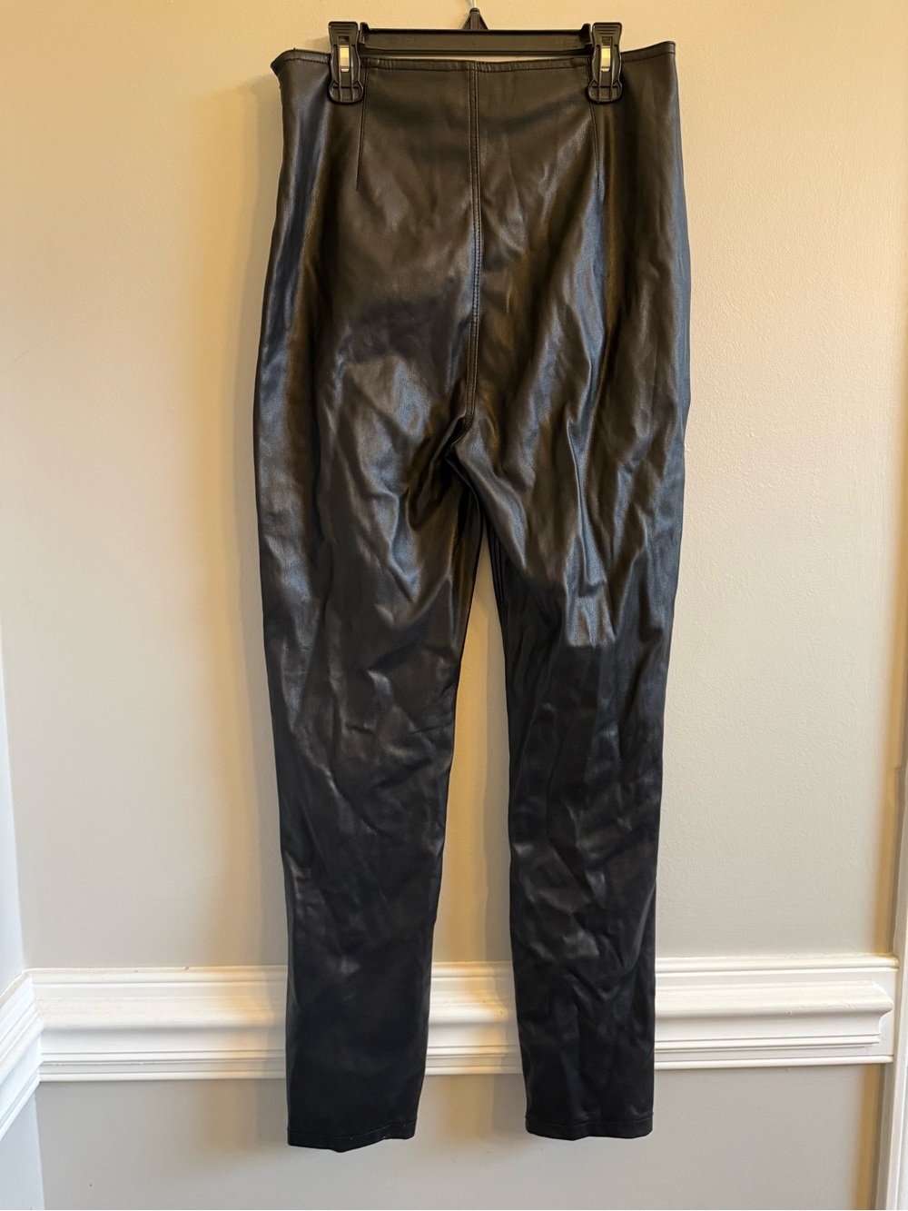 We The Free pleather pants, black, EUC, 28